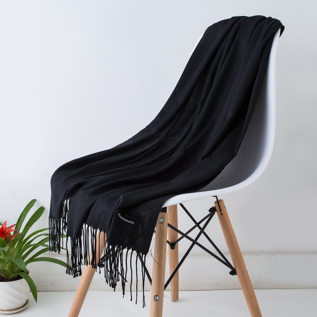 Pashmina Lisa 175x70cm - Preta