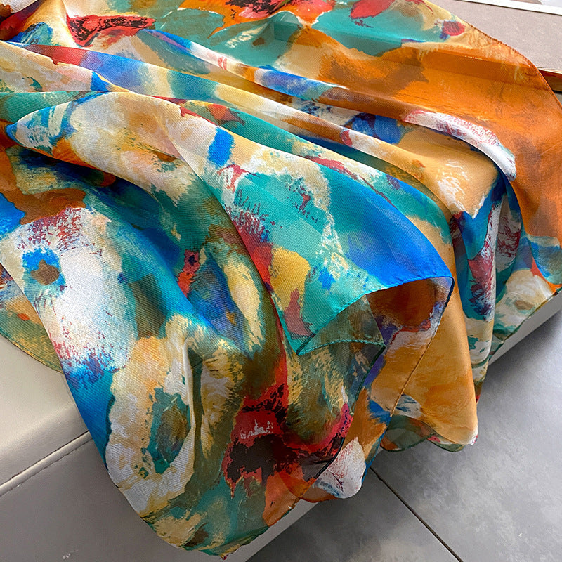 Echarpe Toque de Seda Roma 180x135cm - Estilo 31