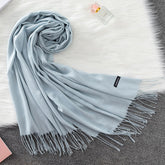 Pashmina Lisa 175x70cm - Azul Blueberry