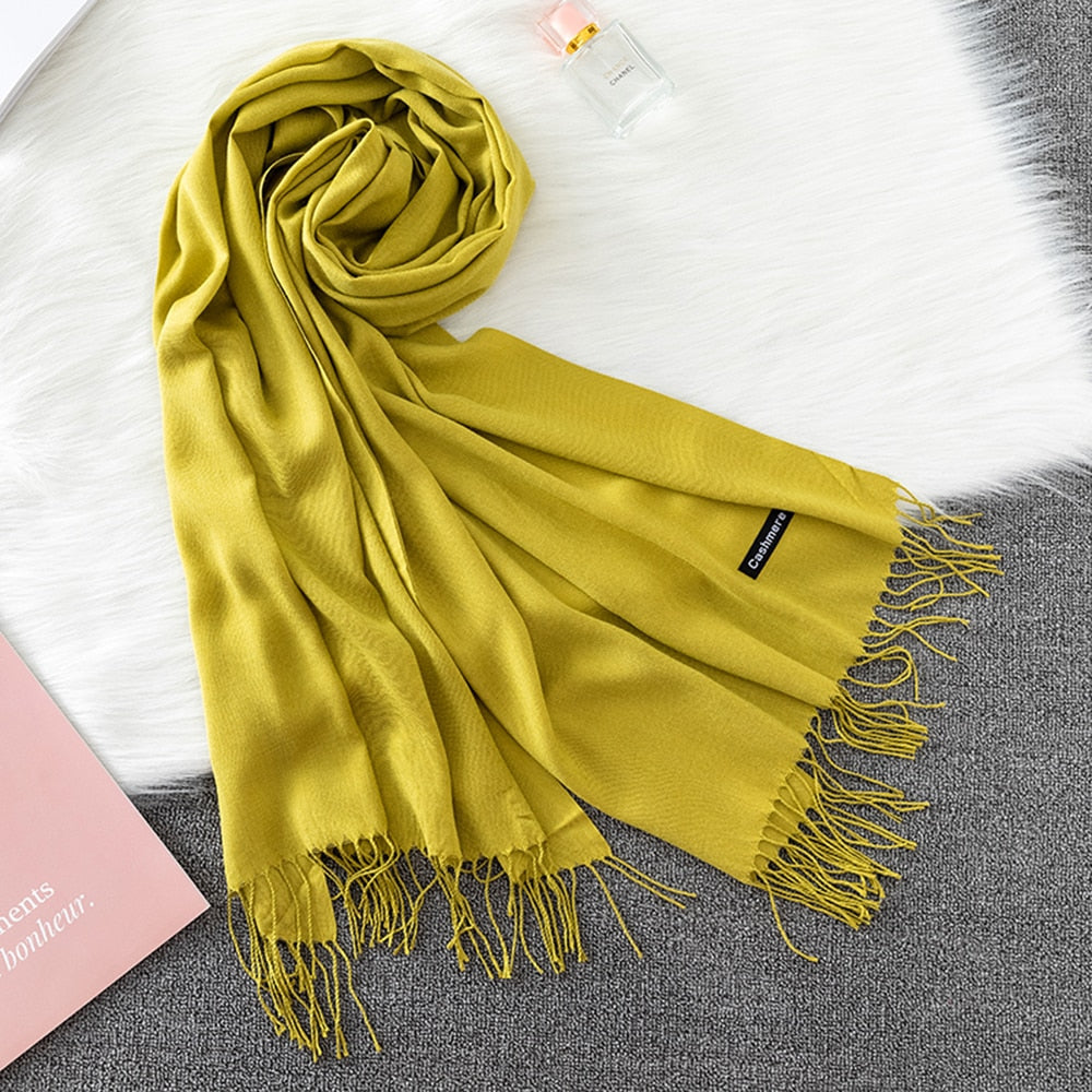 Pashmina Lisa 175x70cm - Mostarda