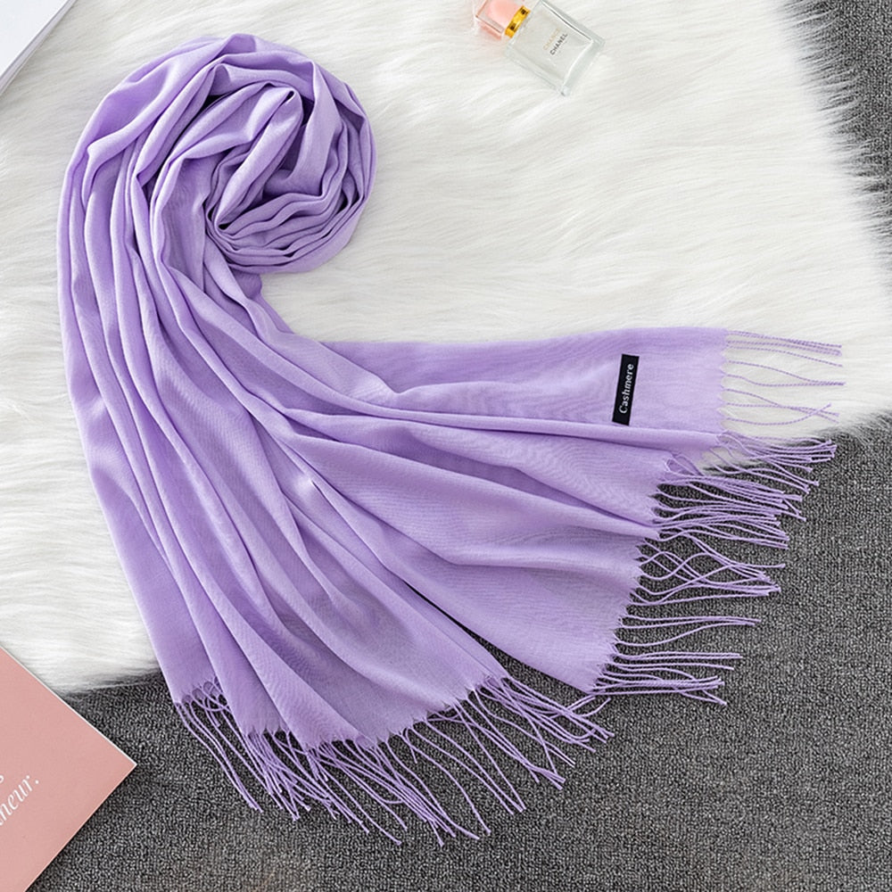 Pashmina Lisa 175x70cm - Lilás