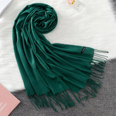 Pashmina Lisa 175x70cm - Verde Escuro