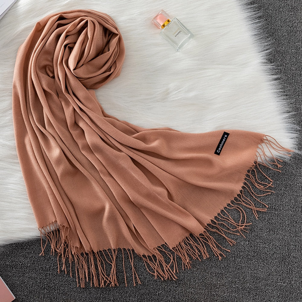 Pashmina Lisa 175x70cm - Castanho