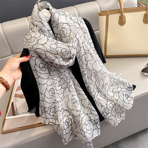 Echarpe Toque de Seda Roma 180x135cm - Estilo 7