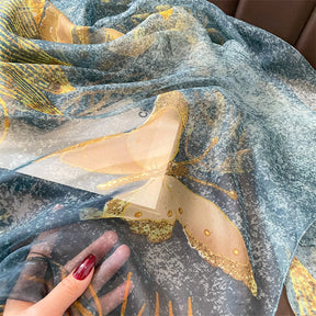 Echarpe Toque de Seda Roma 180x135cm - Estilo 30