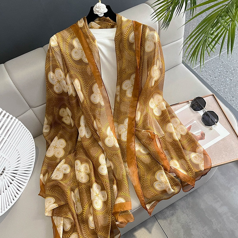 Echarpe Toque de Seda Roma 180x135cm - Estilo 67